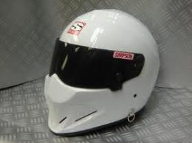 SIMPSON  4297581 Simpson Diamond Back Helmet, White  Size- 7 5/8 XL WHITE